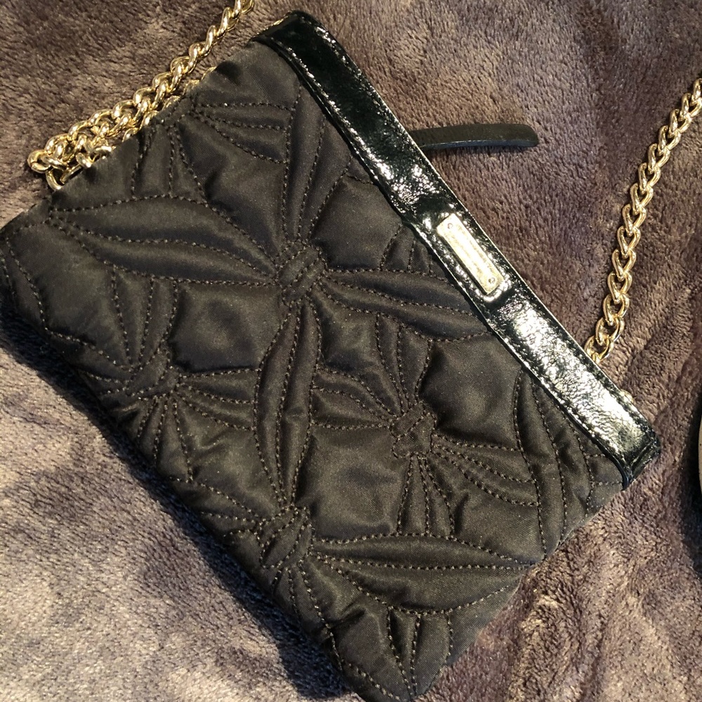 Black Kate Spade bag with chain